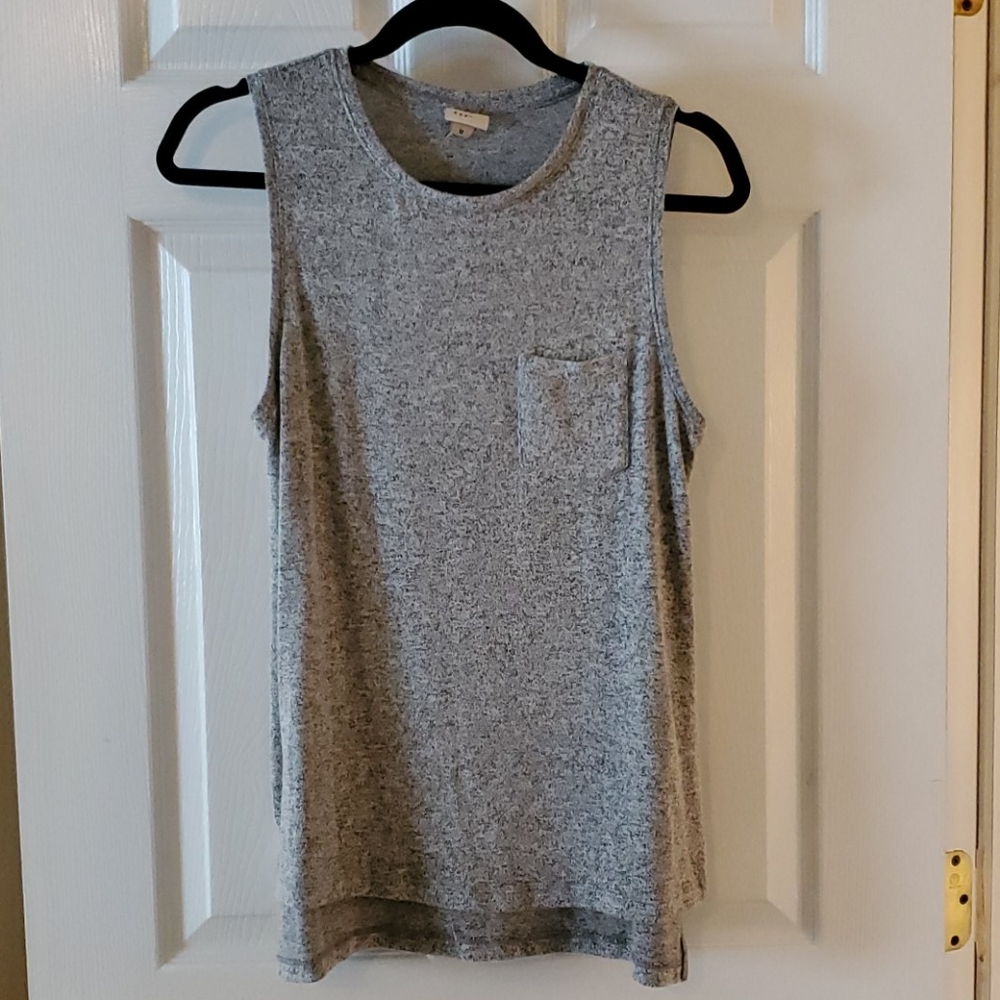 A New Day light Grey heathered top